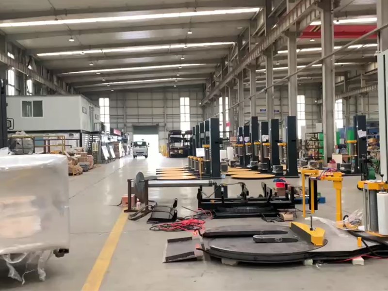 M型托盘缠绕机助力解决地面进出瓶颈