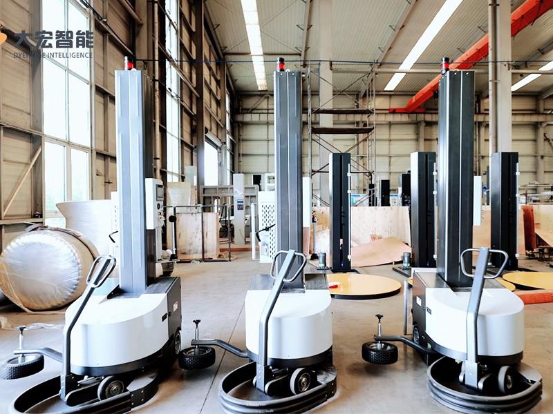 自走式缠绕包装机实现“设备找货”式灵活包装