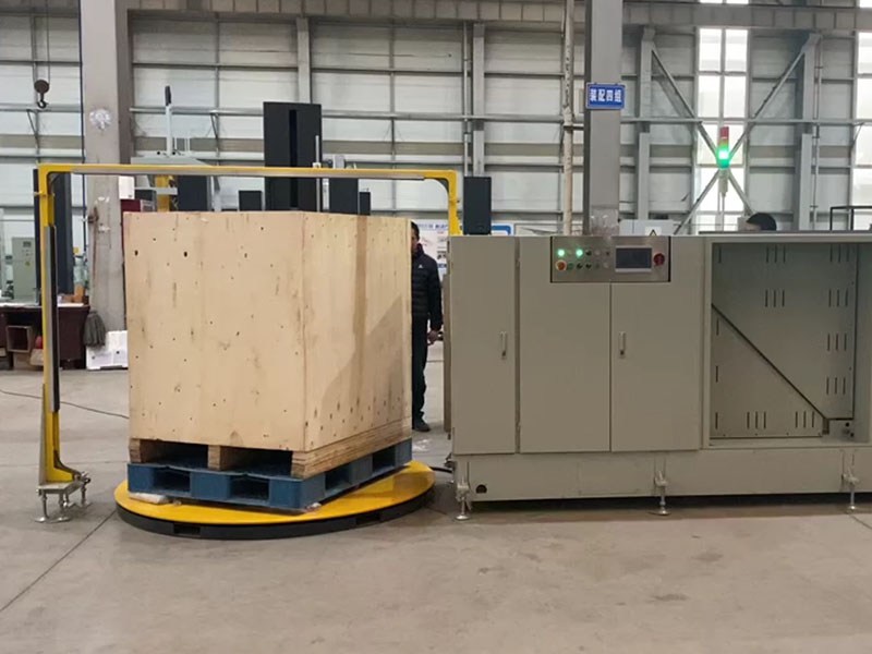 自动穿剑式托盘打包机提升托盘打包自动化水平，助力企业构建智能物