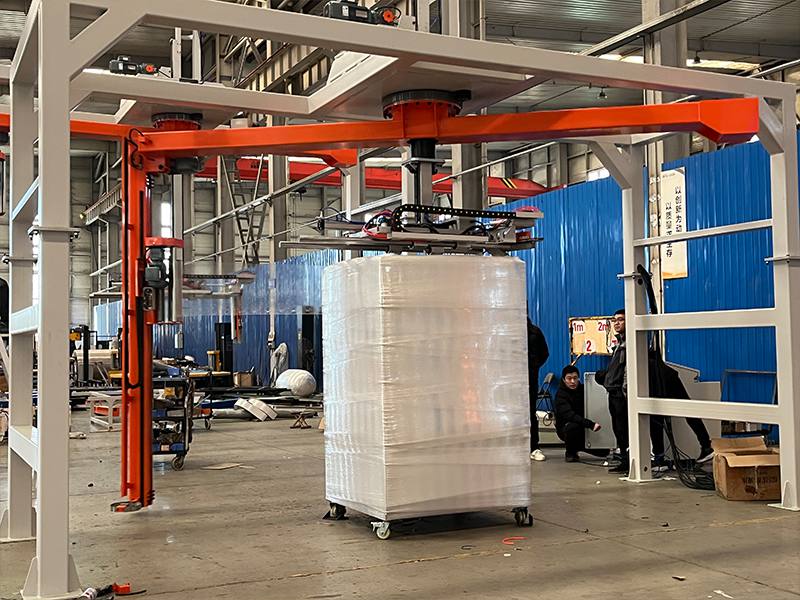 自动摇臂缠绕机—不转托盘也能高效打包的智能设备解决方案