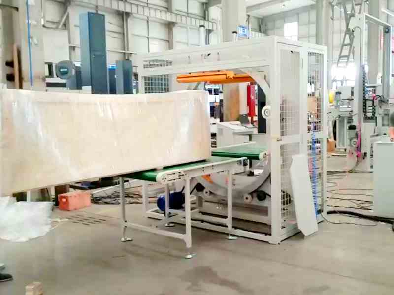 水平在线自动绕膜机：专为板材、管材、型材设计的包装方案