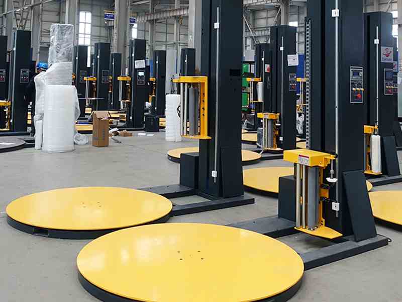 缠绕膜自动缠绕机如何保障托盘运输的安全性