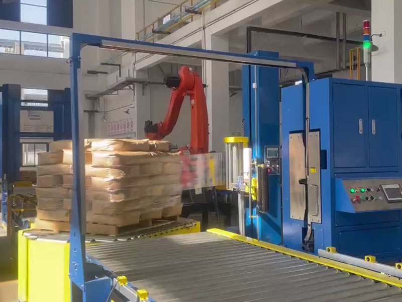 码垛货物不稳怎么办？缠绕包装机提升运输安全与出货效率