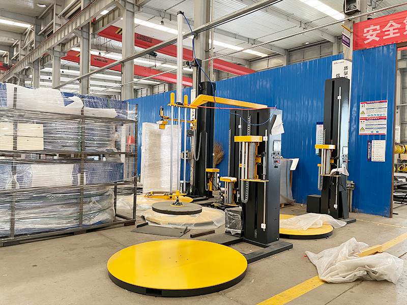 压顶式缠绕膜包装机—顶压稳固加持，托盘运输更安全