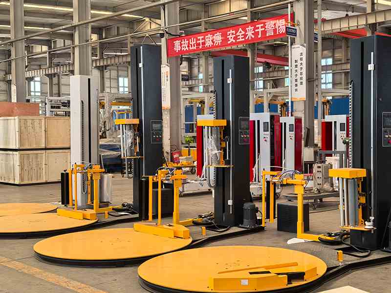 托盘薄膜缠绕机—自动上膜断膜，全天候连续作业更省人工