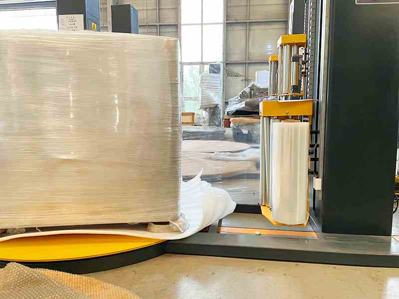 拉伸膜缠绕机-预拉伸节膜30%，出货更稳固更高效