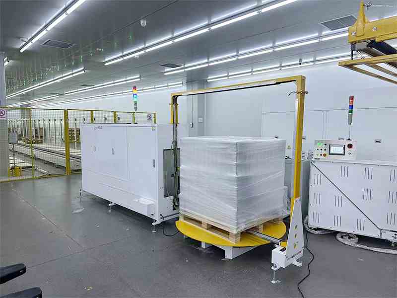 自动缠绕捆扎一体机｜缠膜+打带同步作业，提升出货稳定性