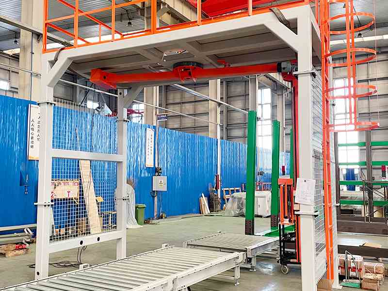 龙门式悬臂缠绕包装机，大尺寸货物包装利器，保障运输稳固