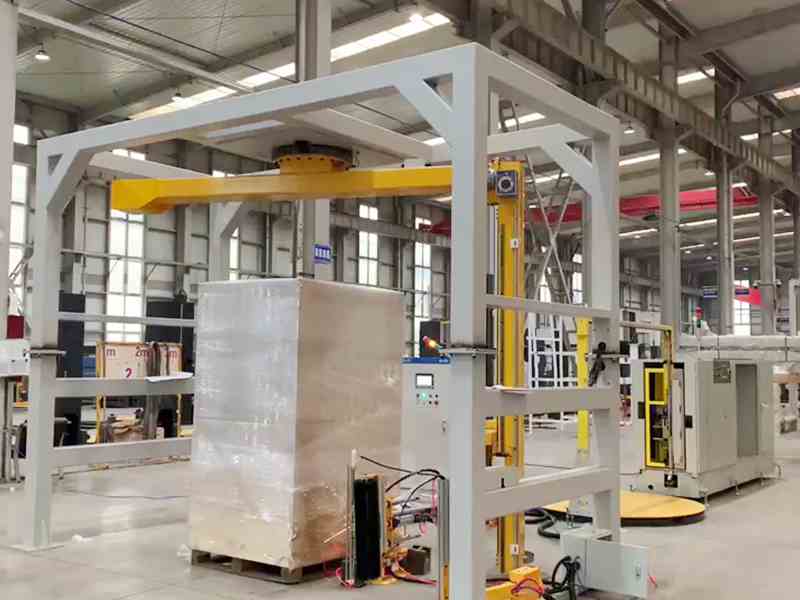 悬臂式缠绕膜机，高速稳定不停机，重货包装更安全