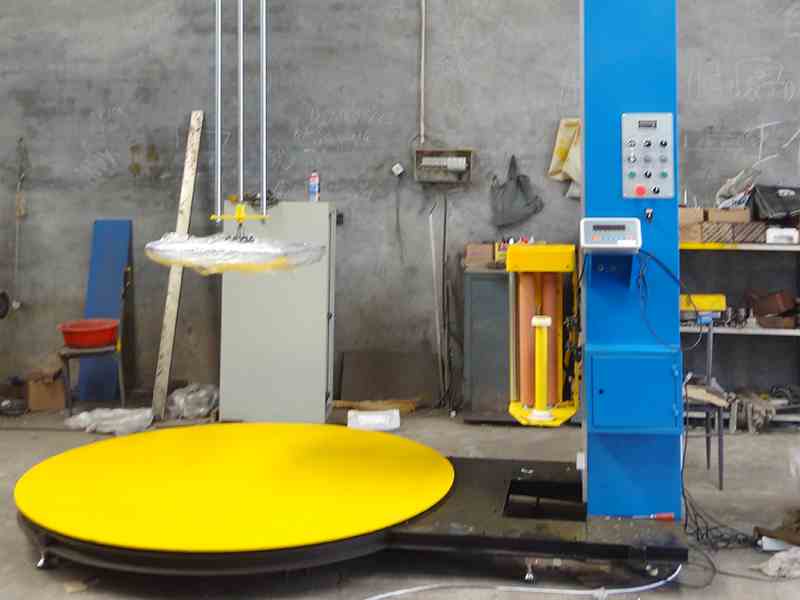 自动称重式缠绕包装机—精准称重·智能缠膜·高效出货新方案