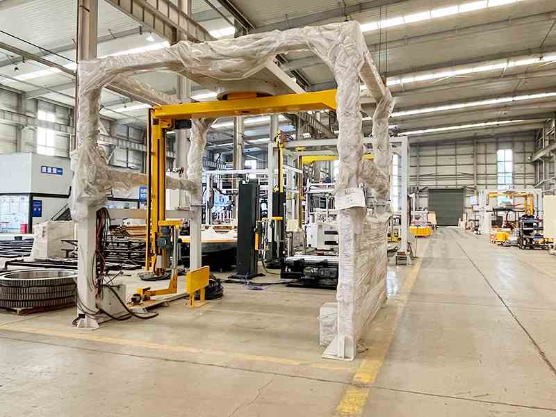 旋臂式缠绕机｜不停机高效缠膜&nbsp;稳定安全适配多行业