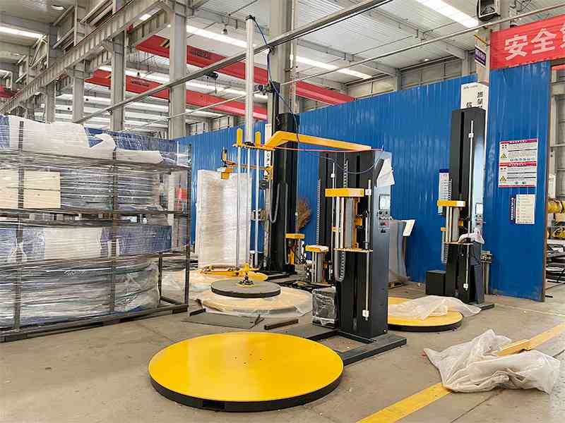 压顶式缠绕膜包装机｜加压稳固缠膜系统&nbsp;提升托盘包装安全性