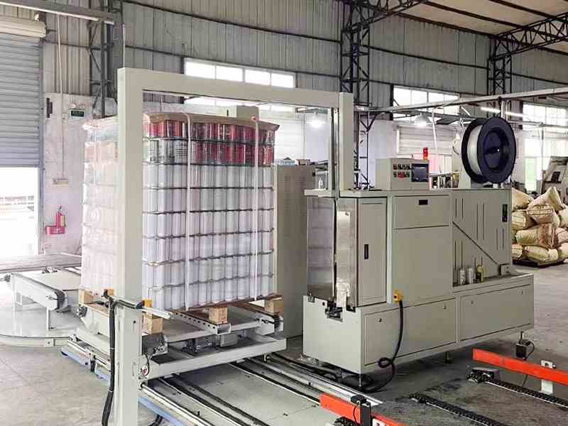 自动穿剑打包机，托盘货物稳固捆扎&nbsp;自动化提升出货效率