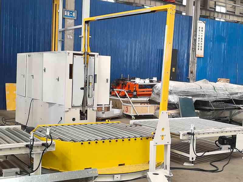 全自动托盘井字打包机器，高强度捆扎让出货更稳，替代人工效率飙升