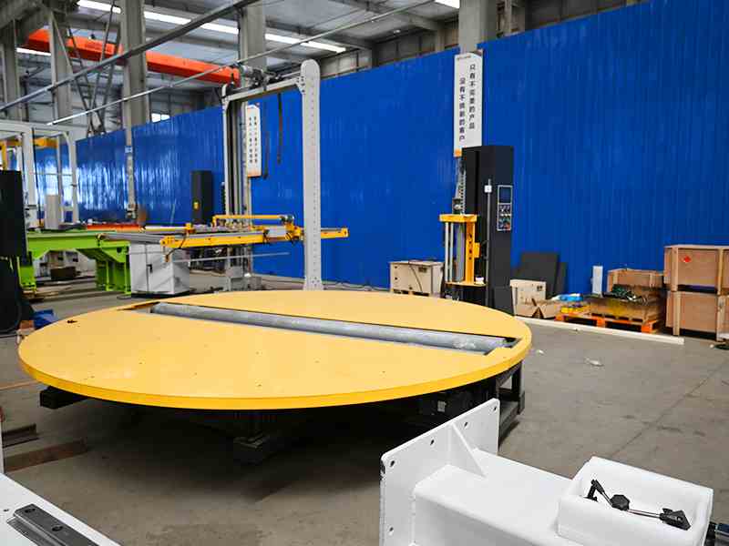 圆筒纸卷缠绕包装机，实现卷状货物360°防护&nbsp;提升包装规范与出货品