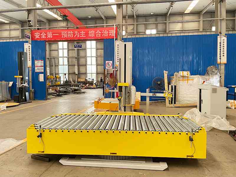 托盘堵在包装段？在线自动缠膜机让产线节奏更顺畅