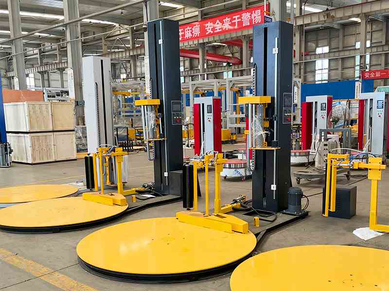 托盘自动缠膜机：提升托盘化出库效