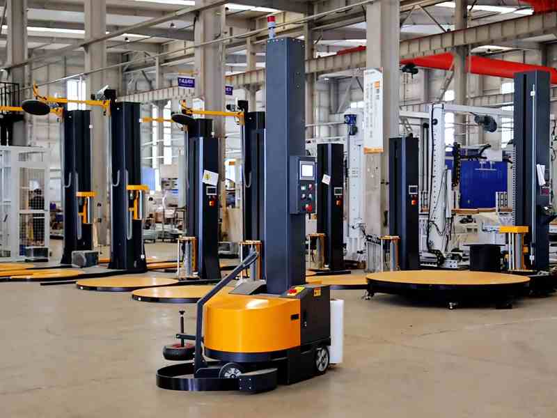 自走式预拉伸膜缠绕机：适用于多规格托盘与异形货物的灵活包装设备