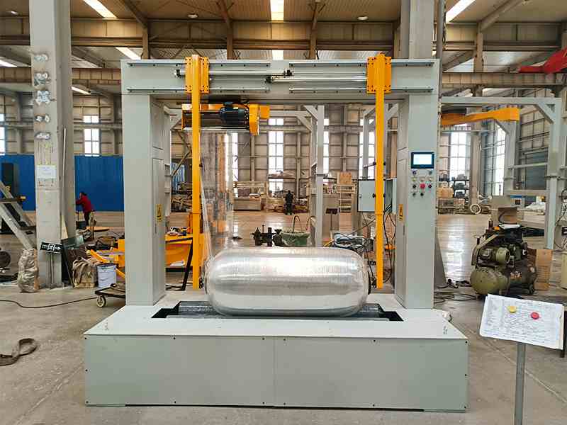 圆筒式径向缠绕包装机：适用于卷状产品外周整体缠膜的包装设备