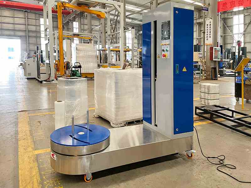 行李托运前如何防护？机场行李打包机用于行李外层缠膜包装