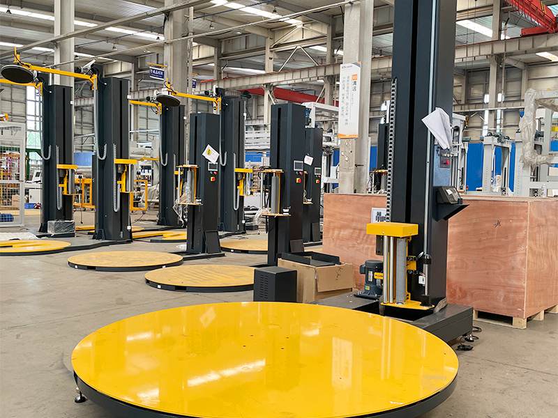 称重式托盘缠膜机一个工位即可完