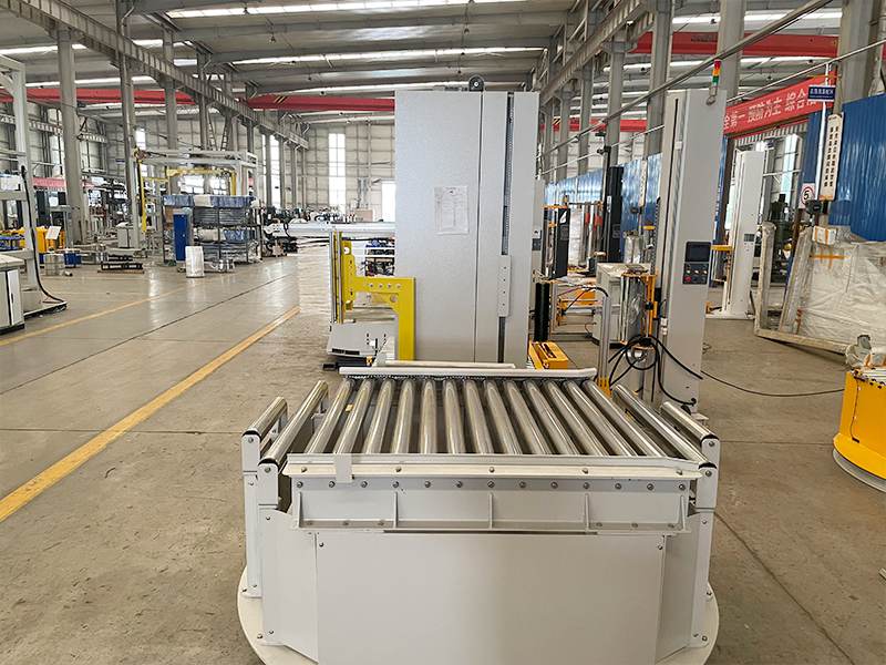 托盘在线式缠绕包装机如何实现连