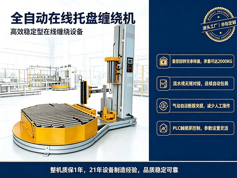 在线缠绕机:后道包装自动化升级的